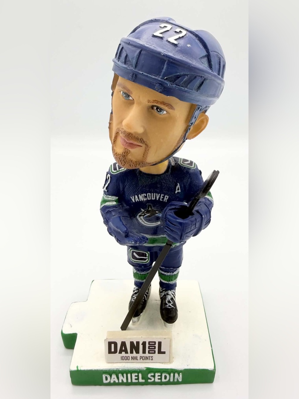 Vancouver Canucks 4/3/18 Giveaway - Daniel Sedin 1000 NHL Points Bobblehead